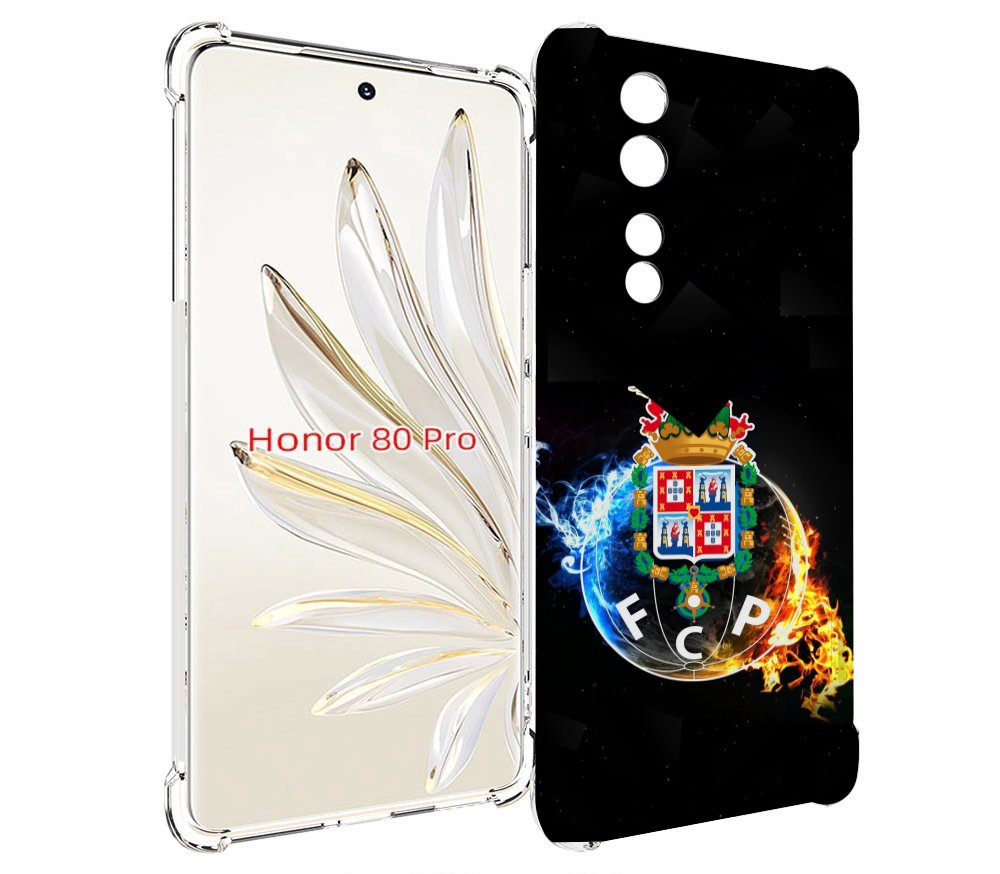 

Чехол MyPads фк порту для Honor 80 Pro, Прозрачный, Tocco