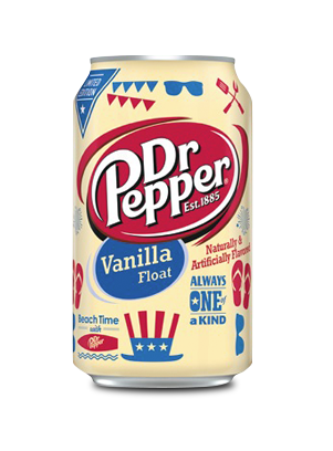 фото Газированный напиток dr.pepper vanilla float 0,355 л