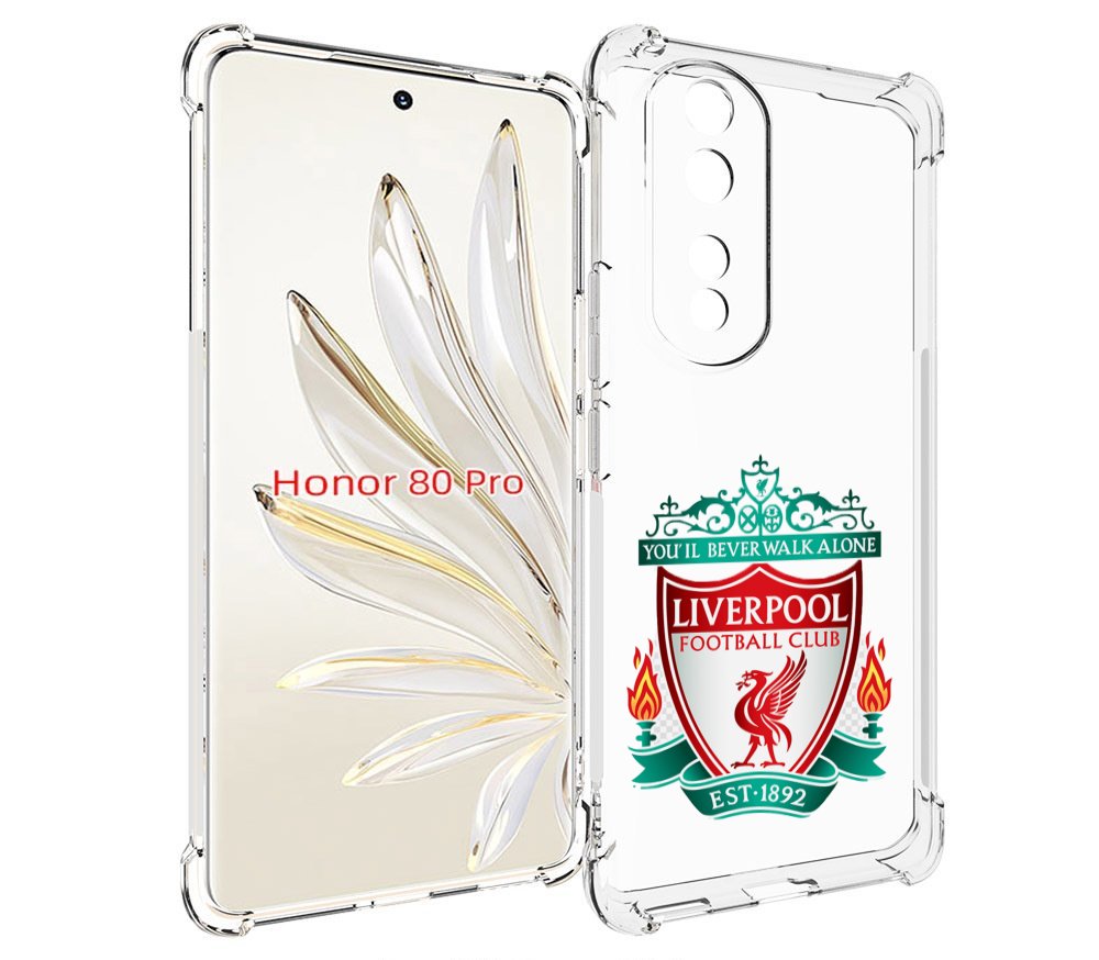 

Чехол MyPads фк ливерпуль мужской для Honor 80 Pro, Прозрачный, Tocco