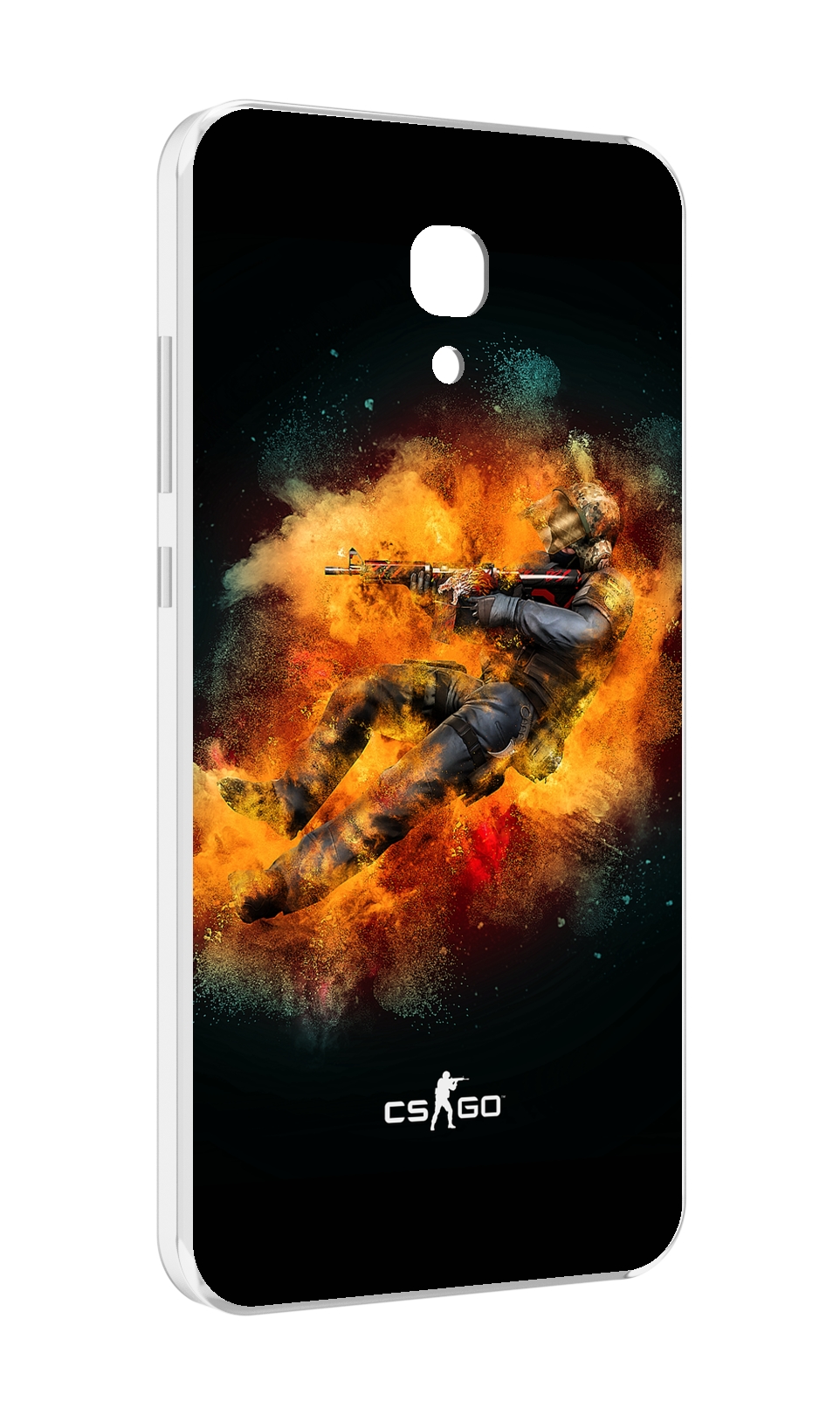 

Чехол MyPads CS-go-Контр-террорист мужской для Meizu M6 (M711Q), Прозрачный, Tocco