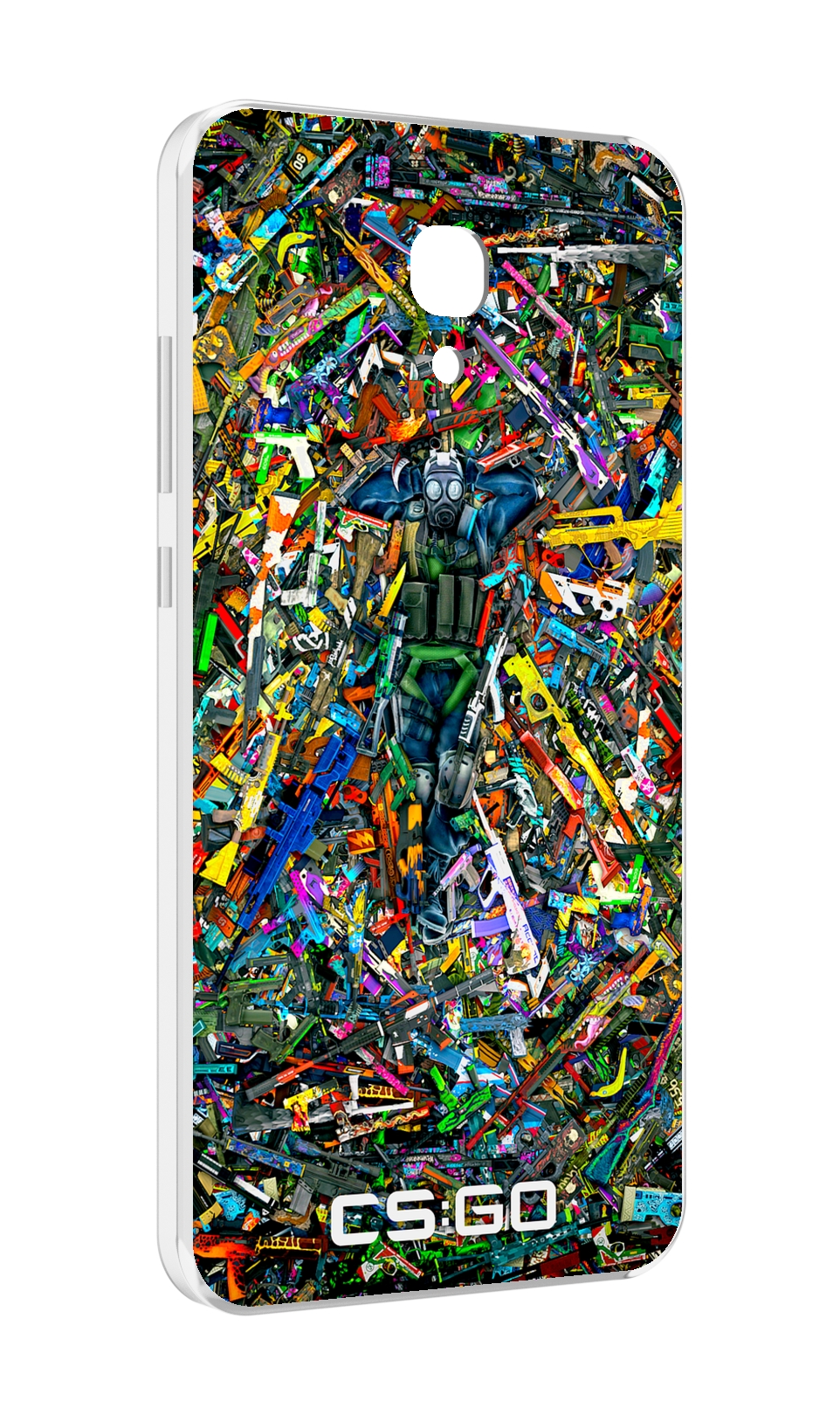 

Чехол MyPads CS GO guns skins мужской для Meizu M6 (M711Q), Прозрачный, Tocco