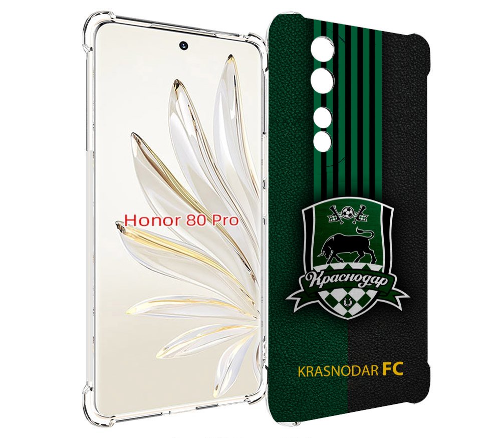 

Чехол MyPads фк краснодар мужской для Honor 80 Pro, Прозрачный, Tocco