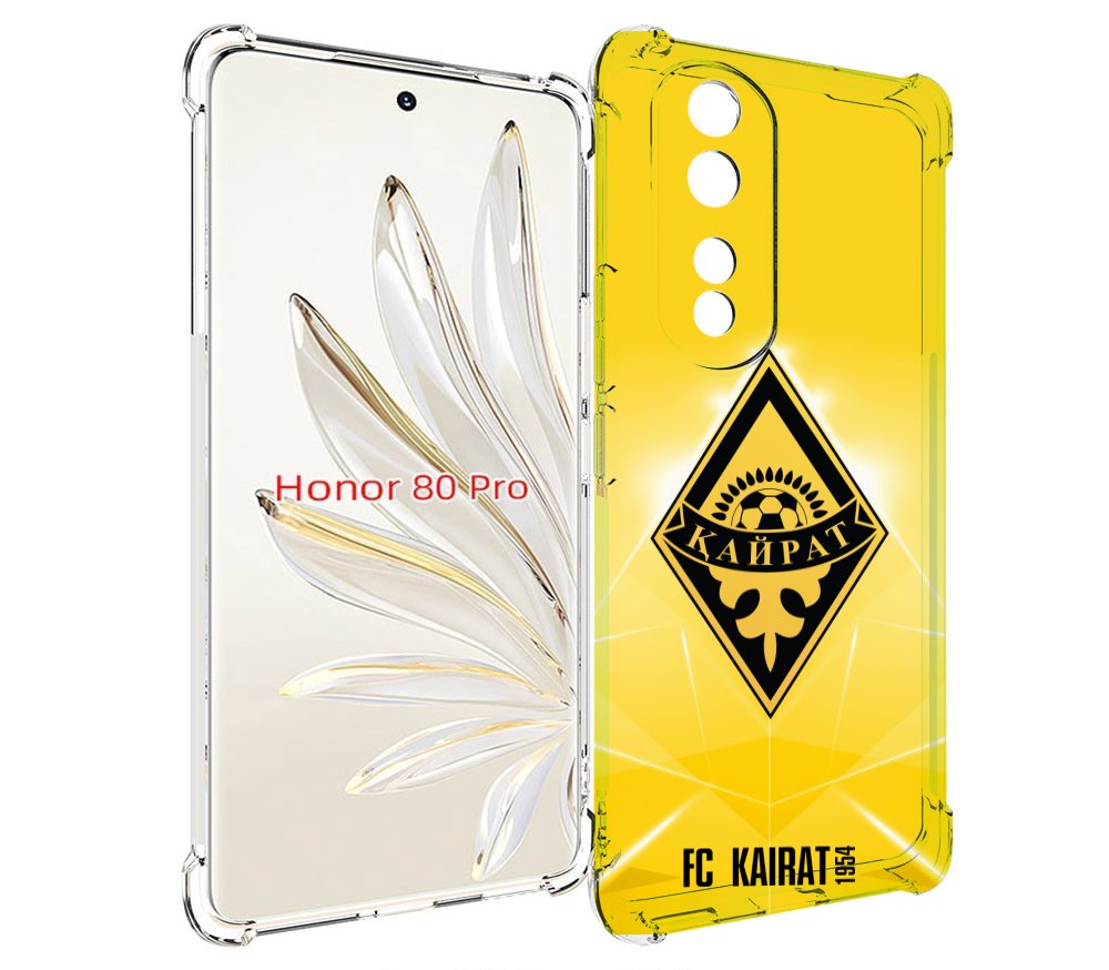 

Чехол MyPads фк каират алматы для Honor 80 Pro, Прозрачный, Tocco