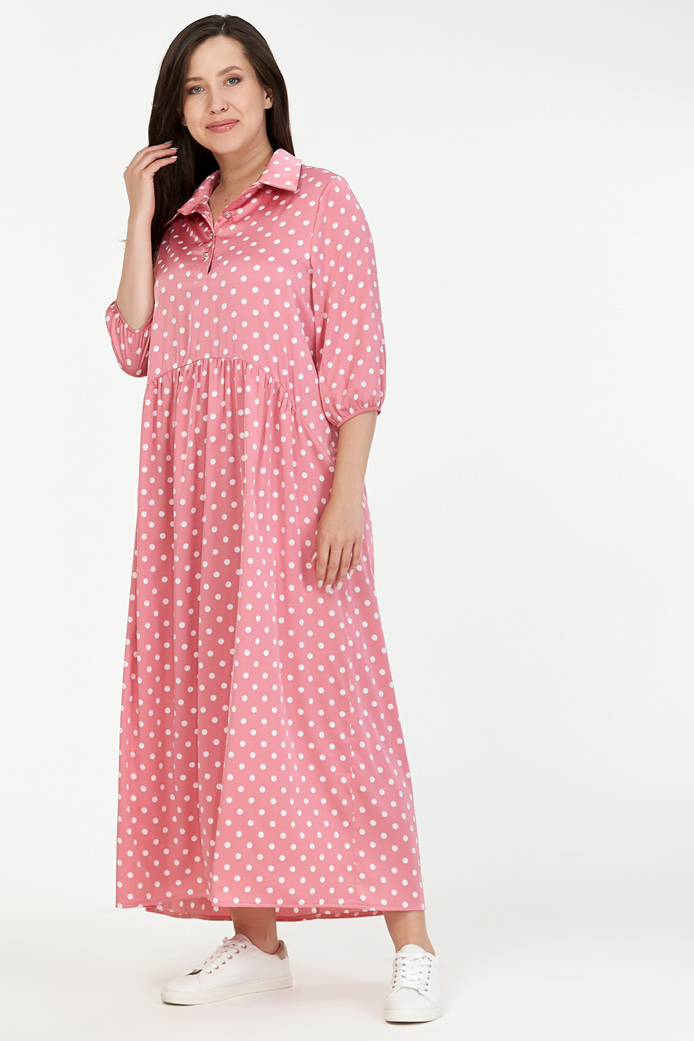 

Платье женское OLSI 2105005/3 розовое 56 RU, 2105005/3