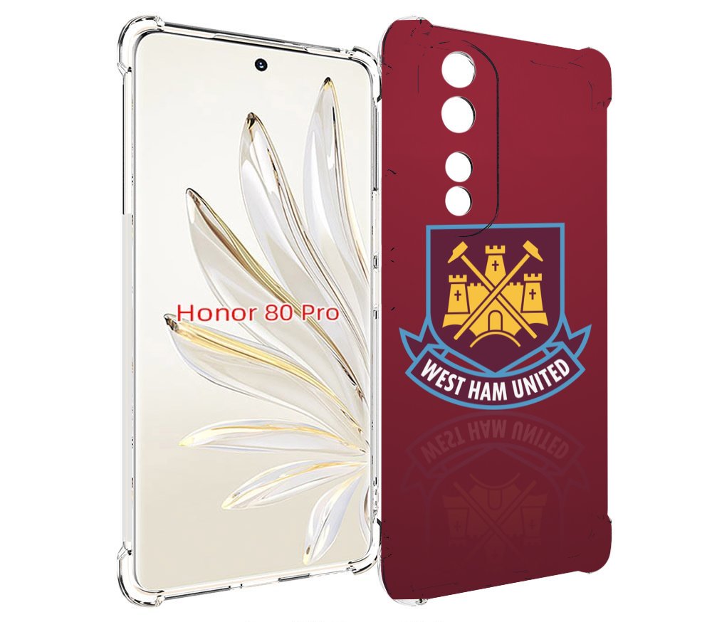 

Чехол MyPads фк вест хэм мужской для Honor 80 Pro, Прозрачный, Tocco