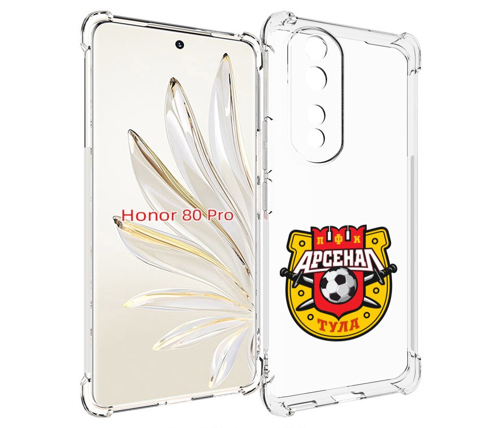 

Чехол MyPads фк арсенал тула мужской для Honor 80 Pro, Прозрачный, Tocco