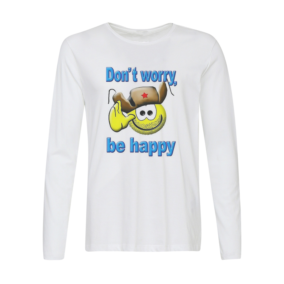 

Лонгслив CoolPodarok Dont worry be happy, g42w0154