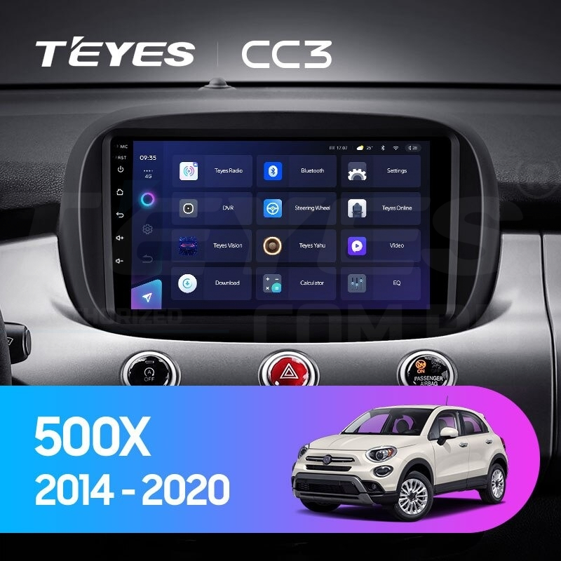 Штатная магнитола Teyes CC3 432 Fiat 500X 2014-2020 36800₽