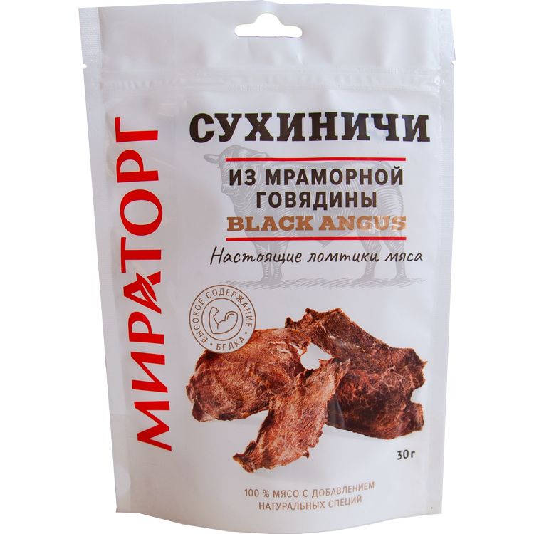 

Сухиничи Мираторг из говядины сушеные 40 г