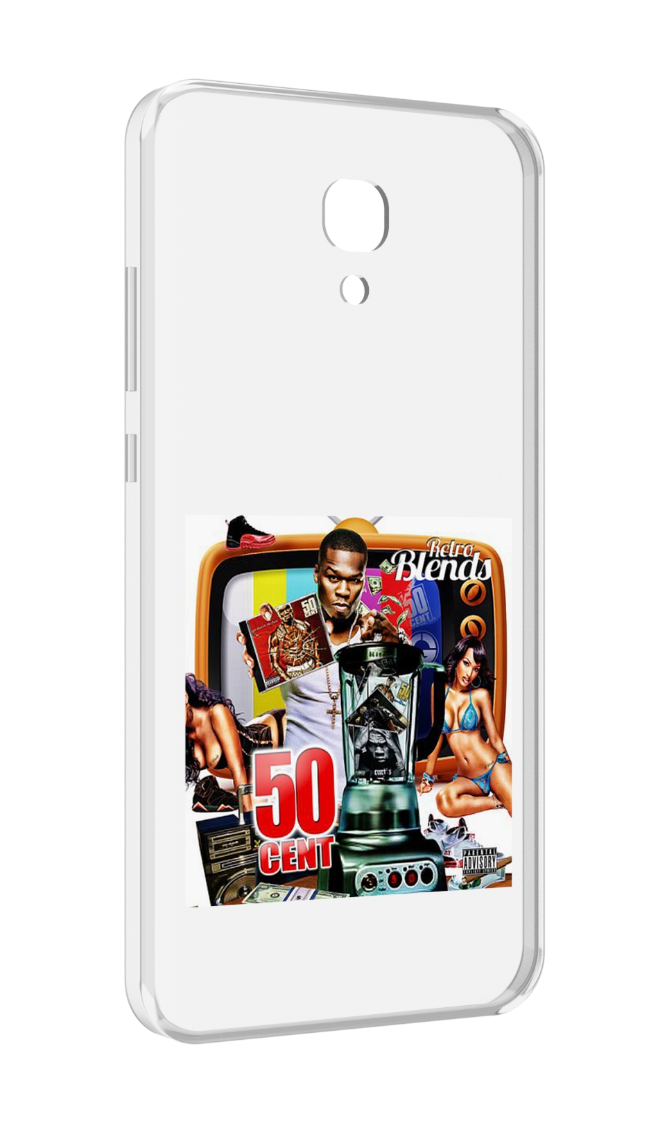 

Чехол MyPads 50 Cent - Retro 50 Cent Blends для Meizu M6 (M711Q), Прозрачный, Tocco