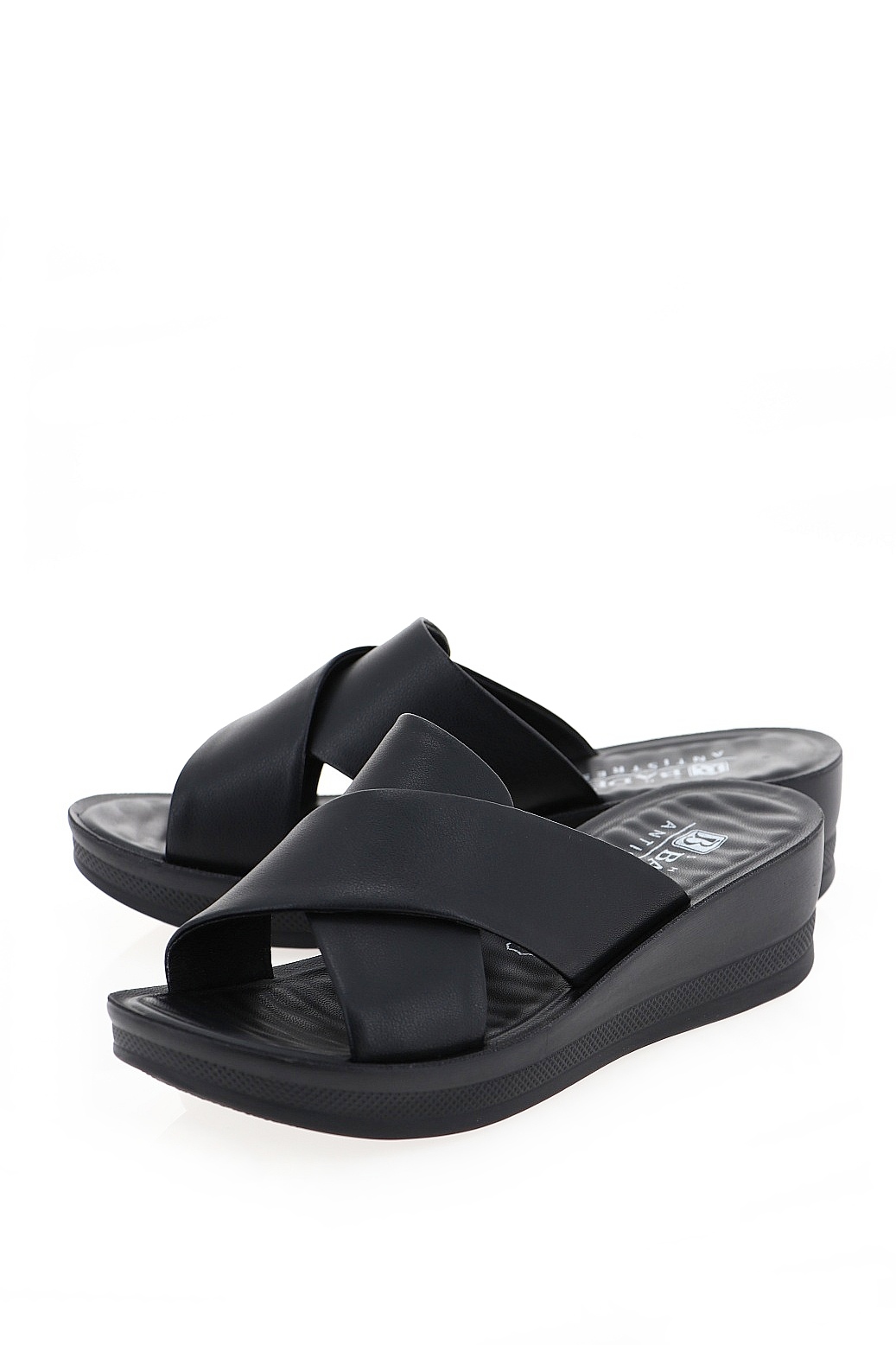 

Сабо женские Baden GJ019-020 черные 36 RU, Черный, GJ019-020