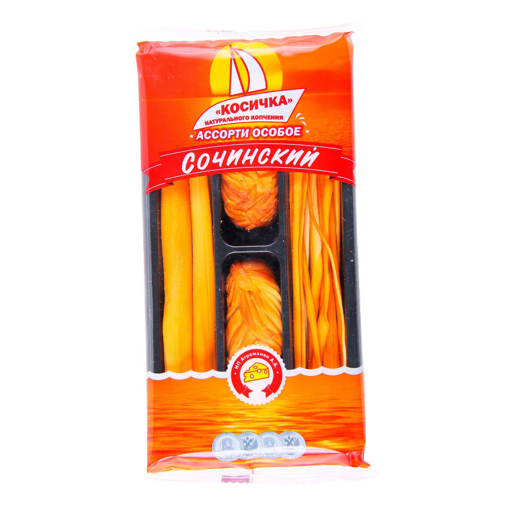 

Сыр Сочинский Косичка 40% сзмж