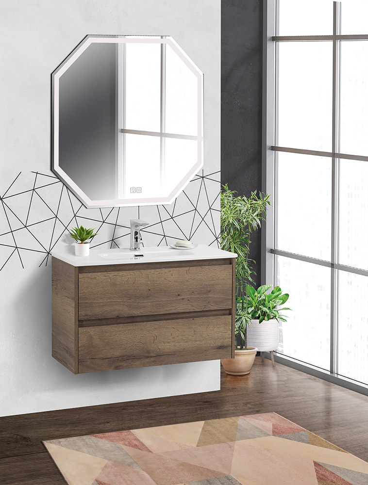 

Тумба с раковиной BelBagno Kraft 39-800 rovere tabacco, Коричневый, Kraft 39-800 rovere tabacco