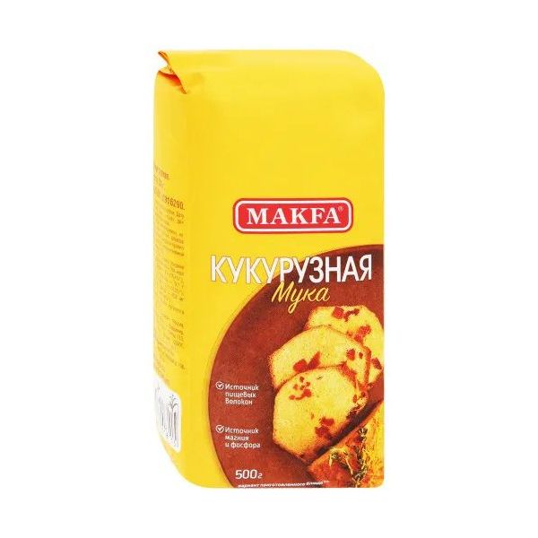 

Мука Makfa кукурузная 500 г