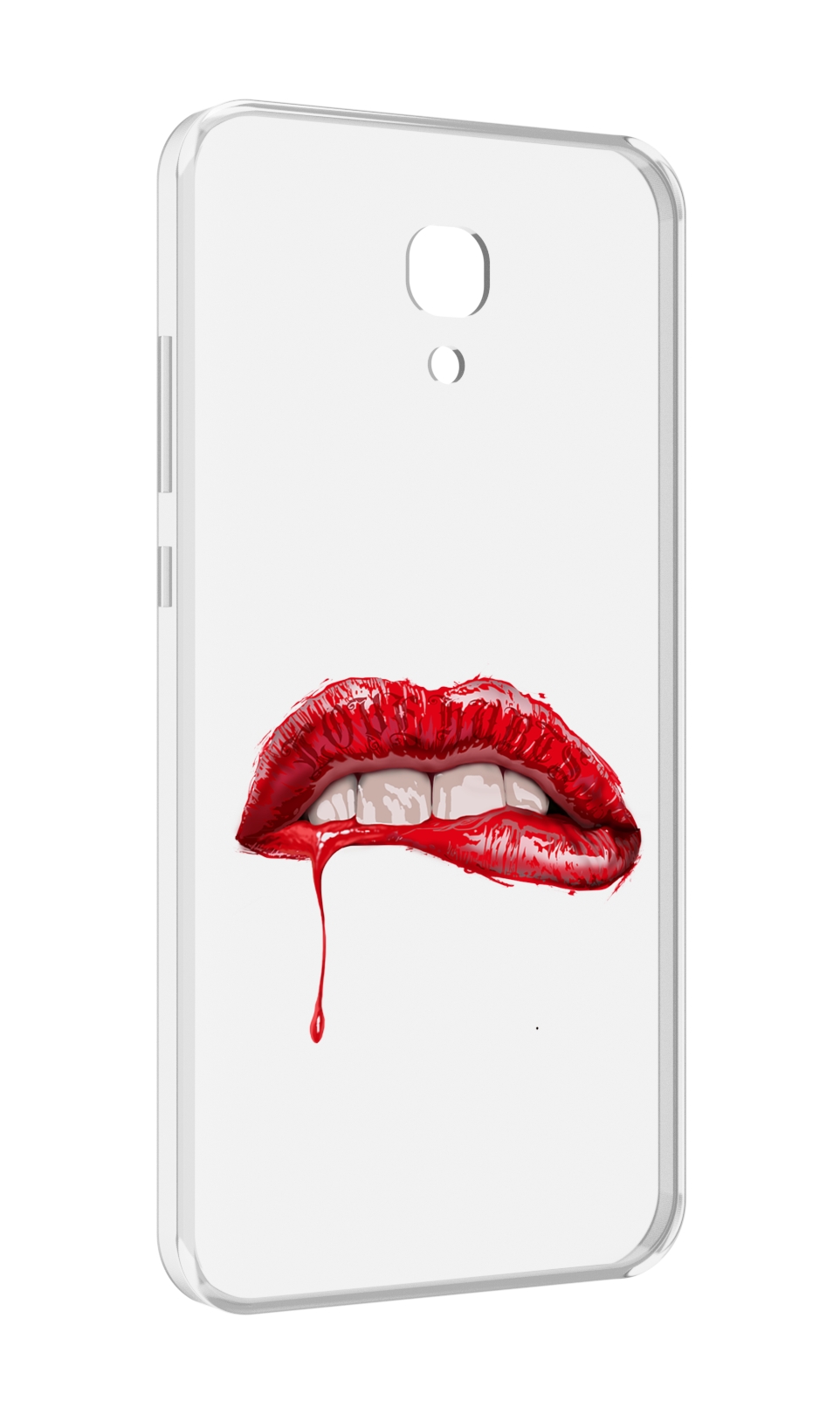 

Чехол MyPads яркие красные губы для Meizu M6 (M711Q), Прозрачный, Tocco