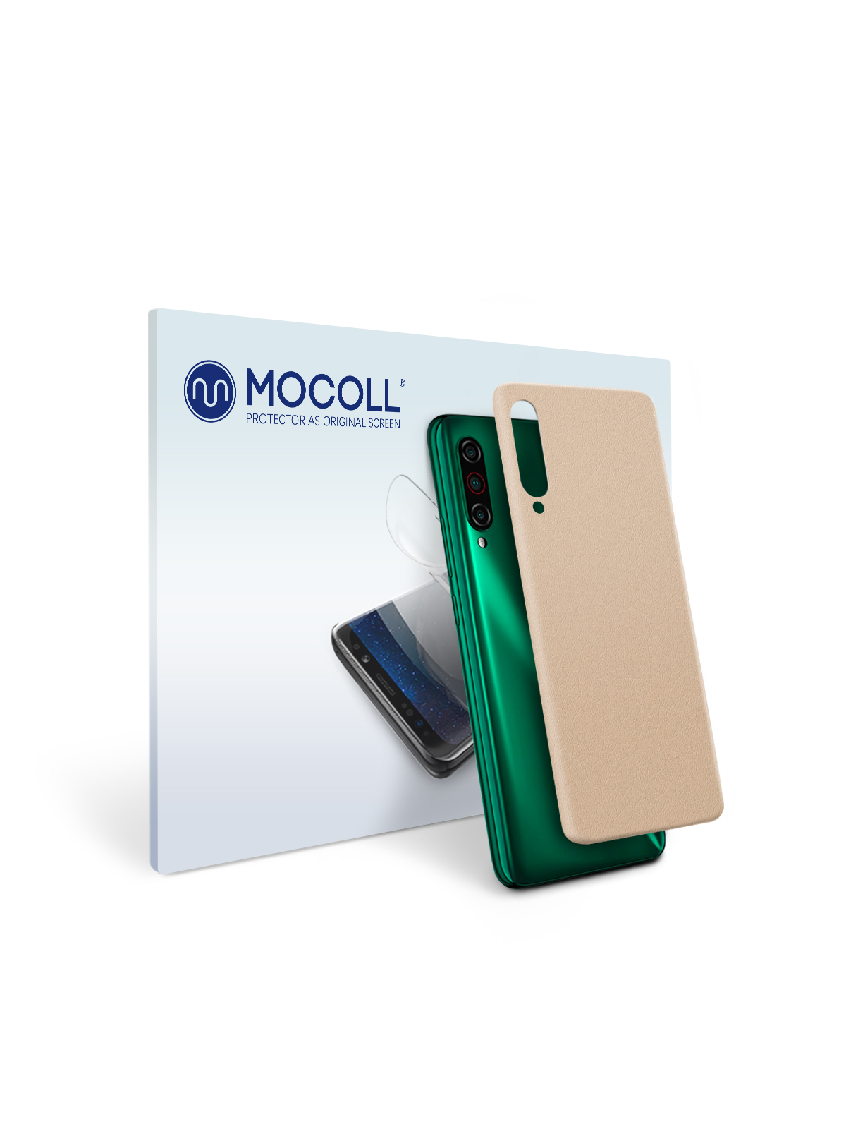

Пленка защитная MOCOLL для задней панели Meizu M5 Кожа Белая