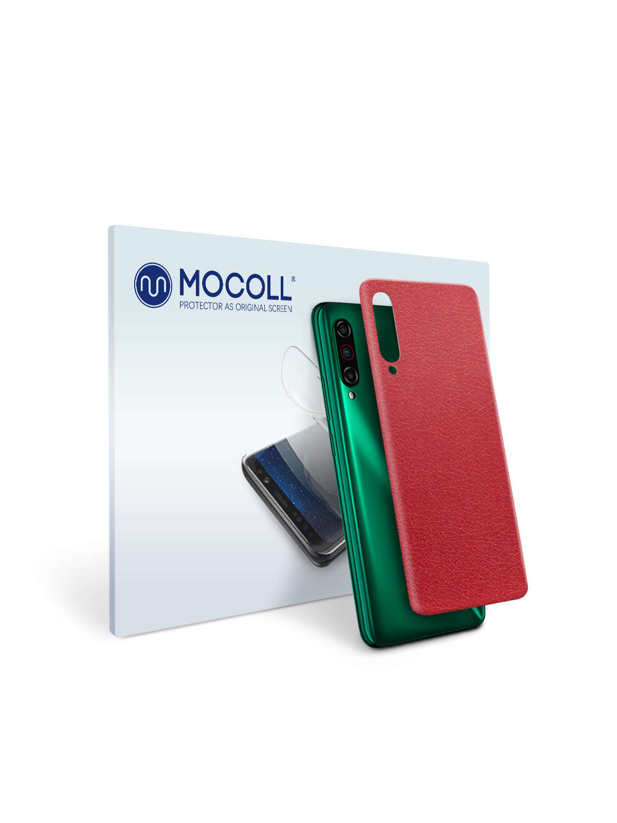 

Пленка защитная MOCOLL для задней панели Meizu M5 Кожа Красная
