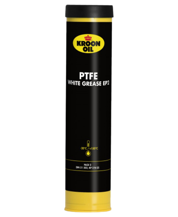 KROON-OIL 13402 Многофункциональная смазка PTFE White Grease EP2 400gr 1шт