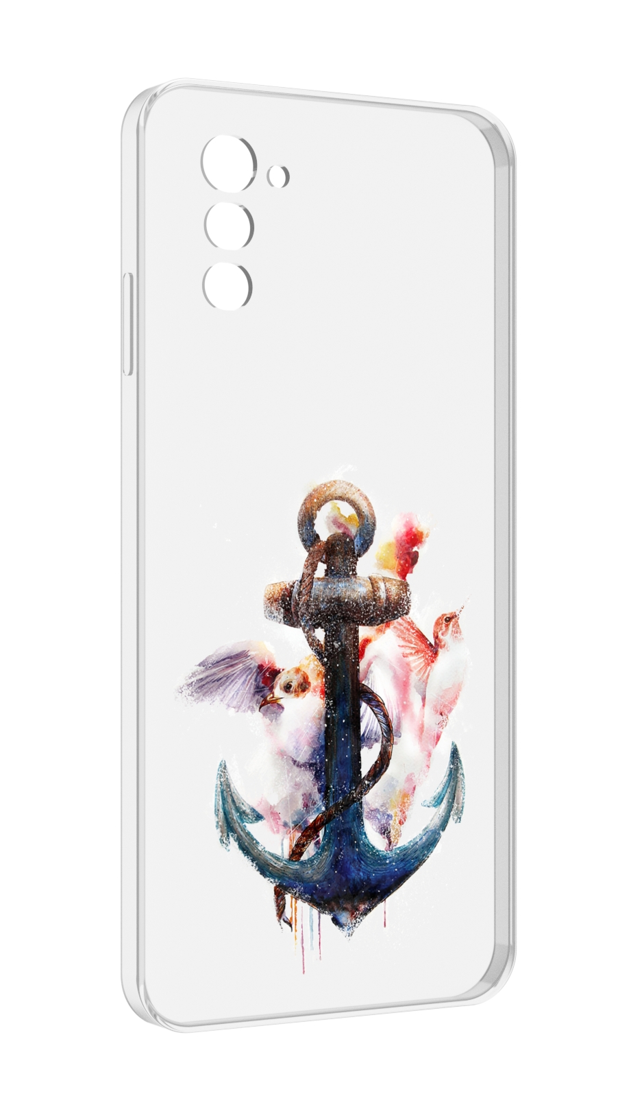 

Чехол MyPads якорь с птицами для UleFone Note 12 / Note 12P, Прозрачный, Tocco