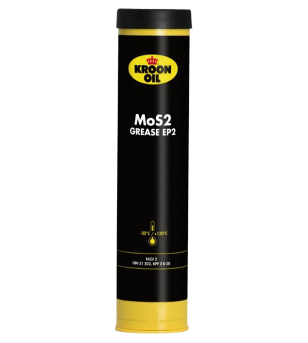 KROON-OIL 03006 Смазка молибденовая Grease cartridge MOS2 400gr 1шт