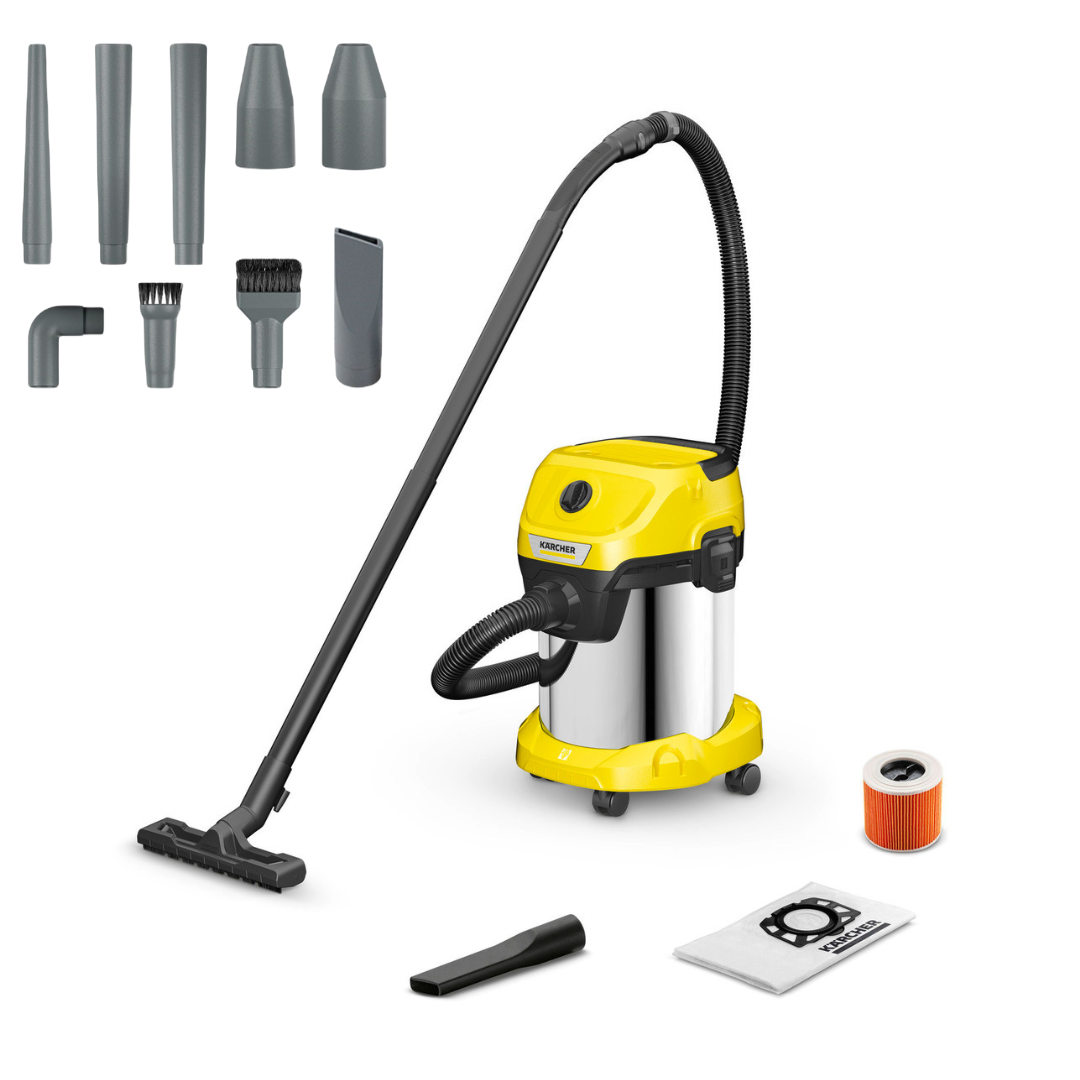 

Пылесос Karcher WD 3 S V-17/4/20 1.628-135-5 + набор мини-насадок, WD 3 S V-17/4/20+насадки IVAHAVI