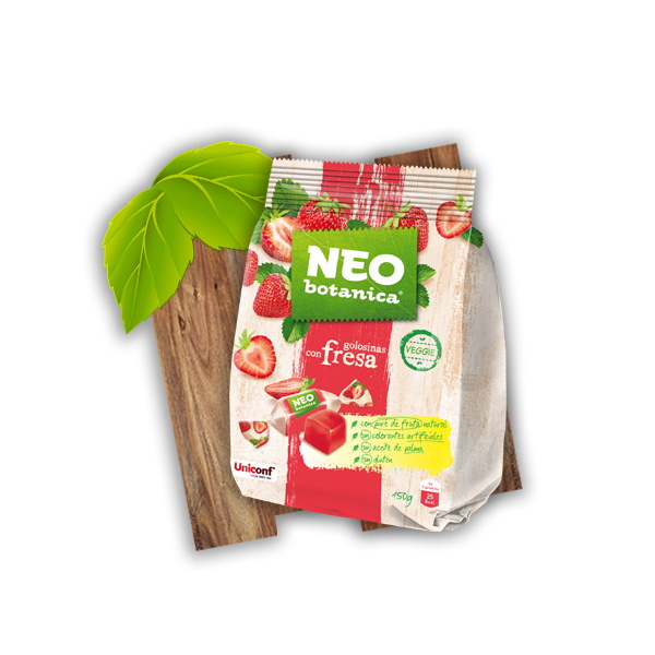 фото Конфеты neo-botanica fresa желейные со вкусом клубники 150 г nobrand