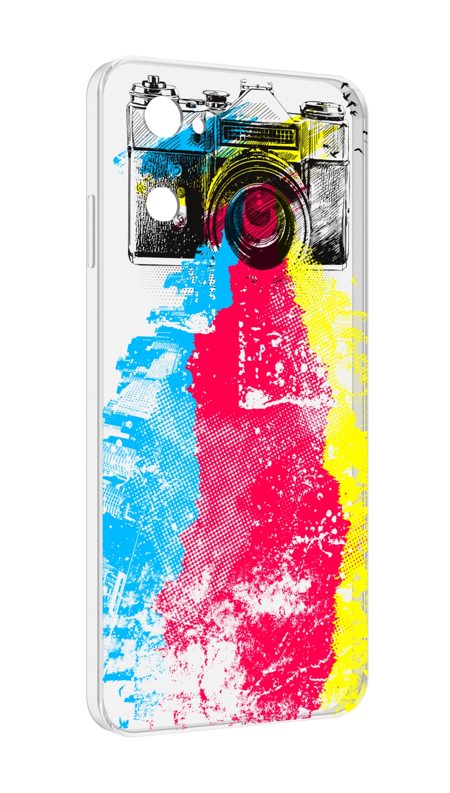 

Чехол MyPads цветной фотоаппарат для UleFone Note 12 / Note 12P, Прозрачный, Tocco