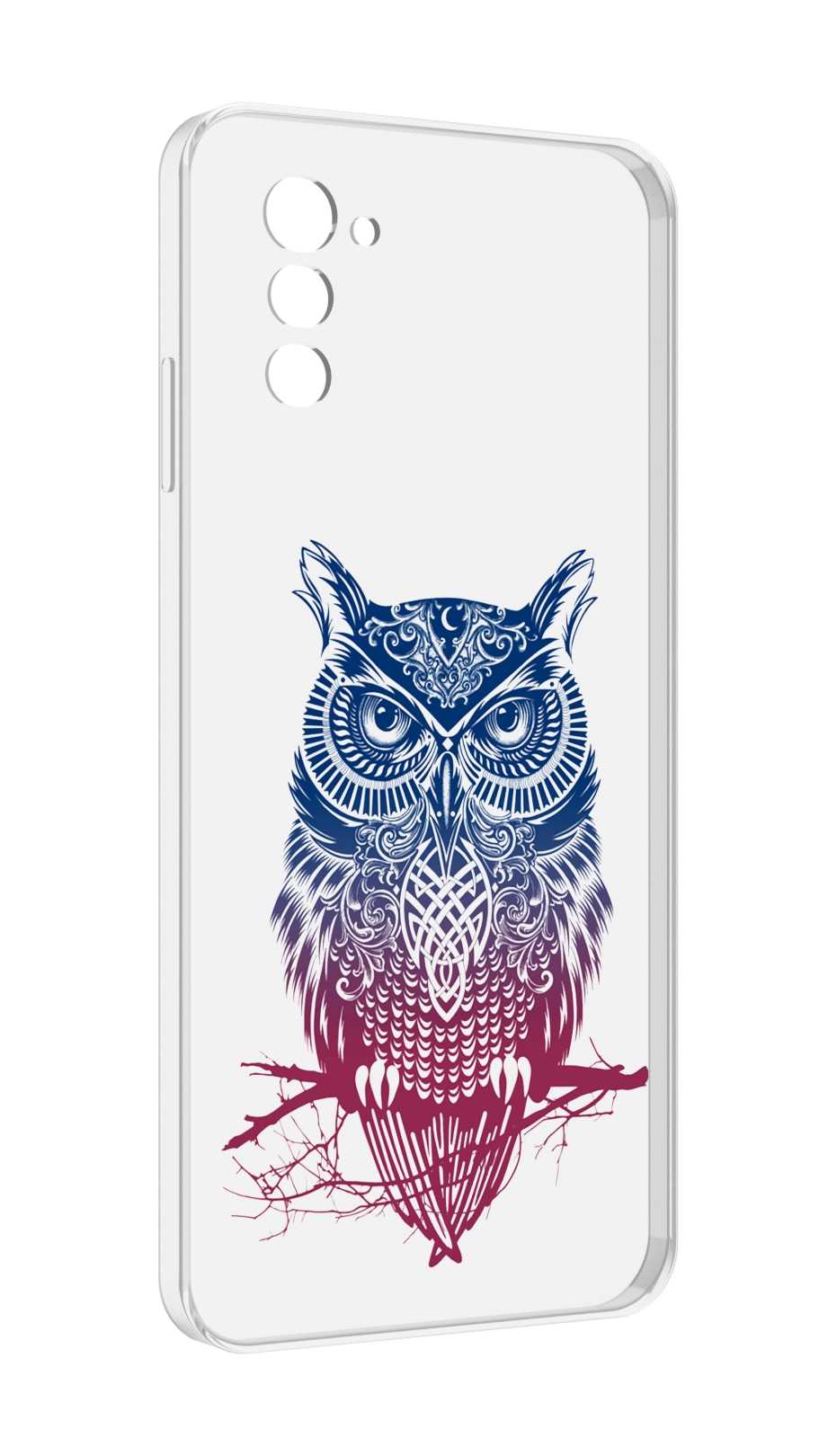 

Чехол MyPads хиппи сова для UleFone Note 12 / Note 12P, Прозрачный, Tocco