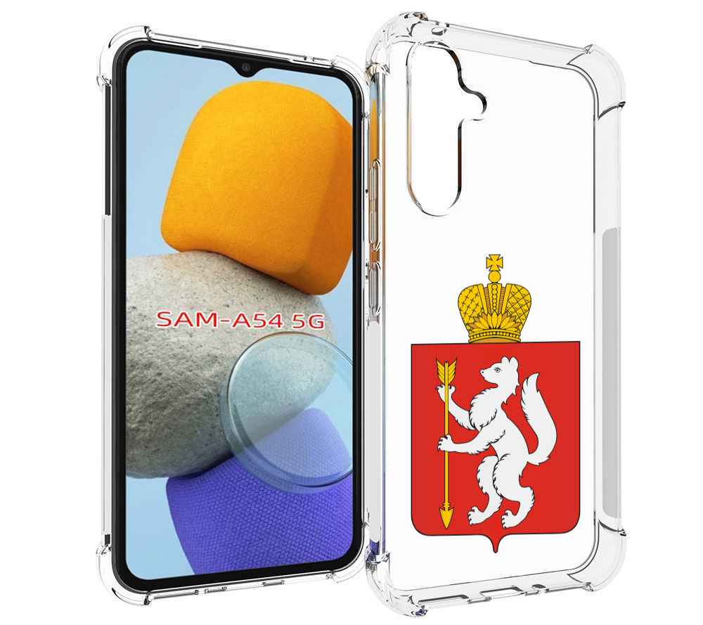 

Чехол MyPads герб-свердловская-область-екатеринбург для Samsung Galaxy A54, Tocco