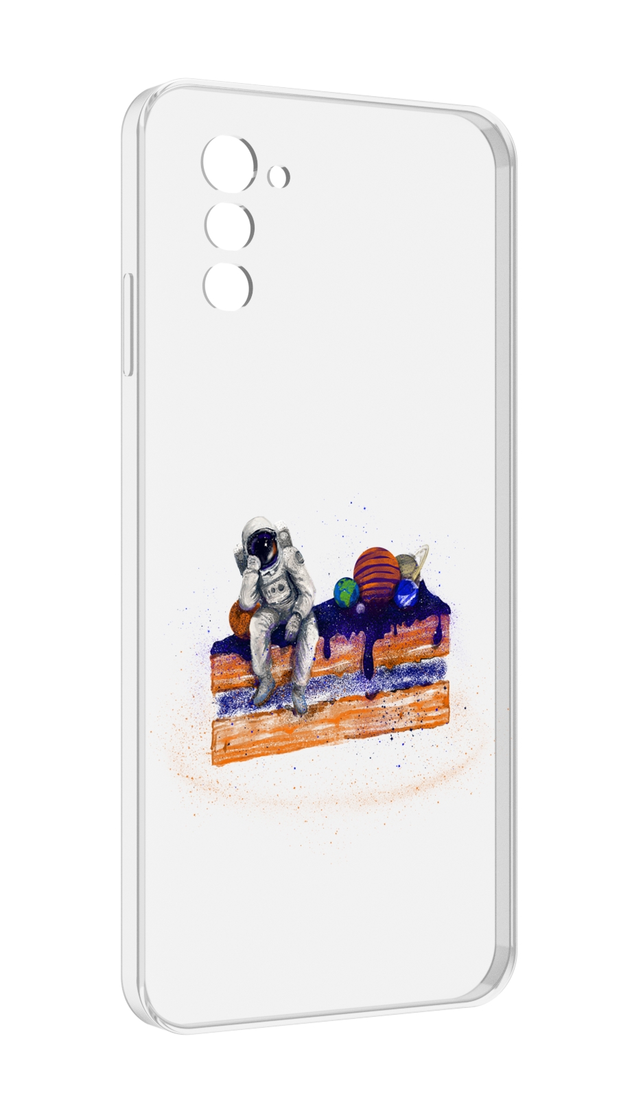 

Чехол MyPads торт с планетами для UleFone Note 12 / Note 12P, Прозрачный, Tocco