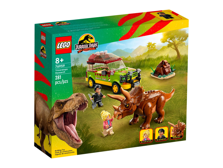 Конструктор Lego Jurassic World 76959 Поиски трицератопса адские поиски