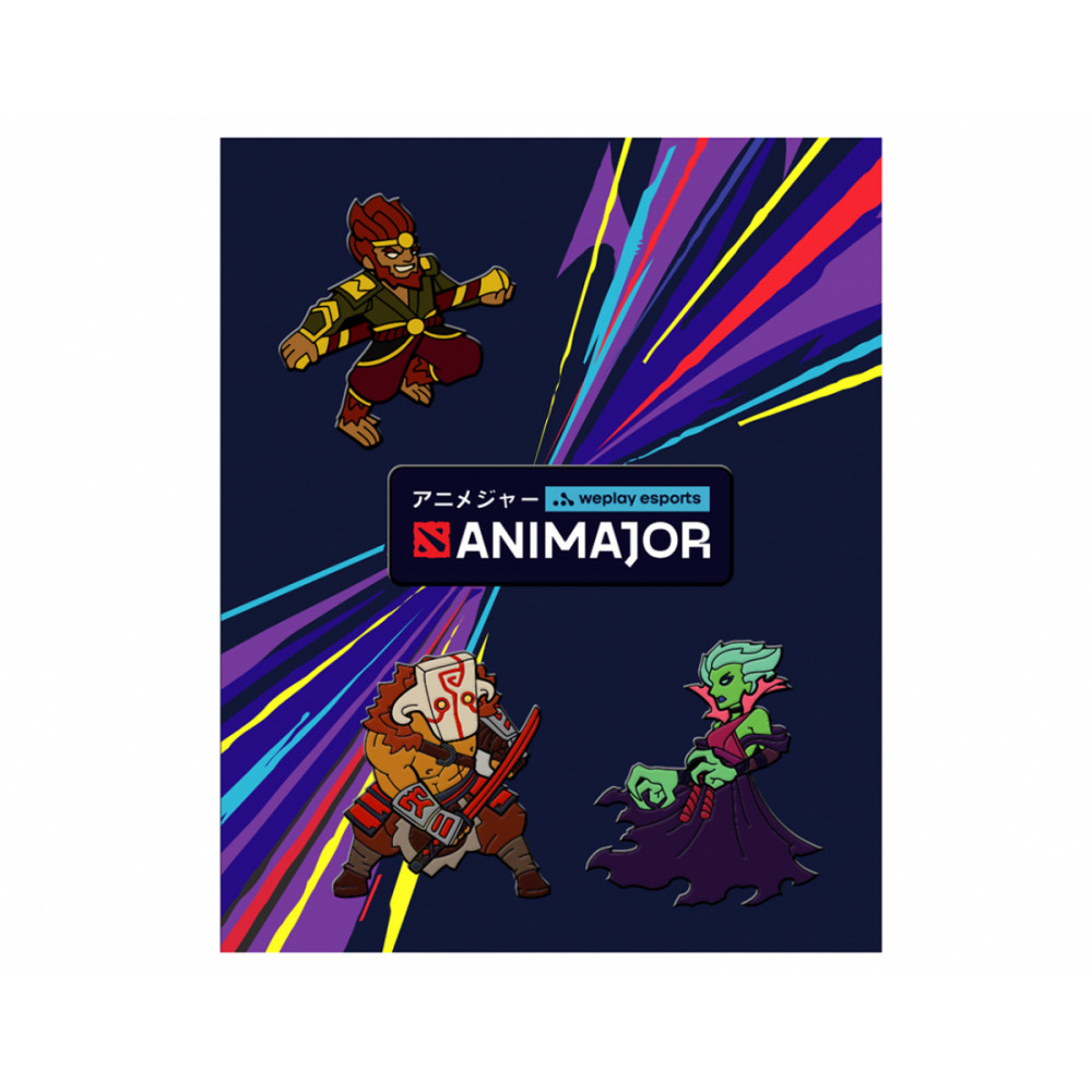 фото Набор значков dota 2 pin set animajor valve