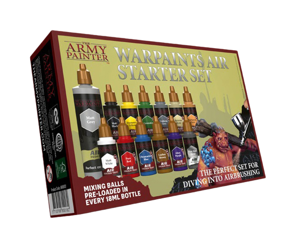 фото Набор акриловых красок для аэрографа army painter warpaints air starter set aw8001