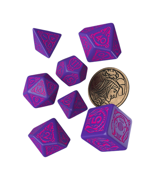 

Набор кубиков Q-Workshop The Witcher Dice Set. Dandelion - the Conqueror of Hearts SWDA3R