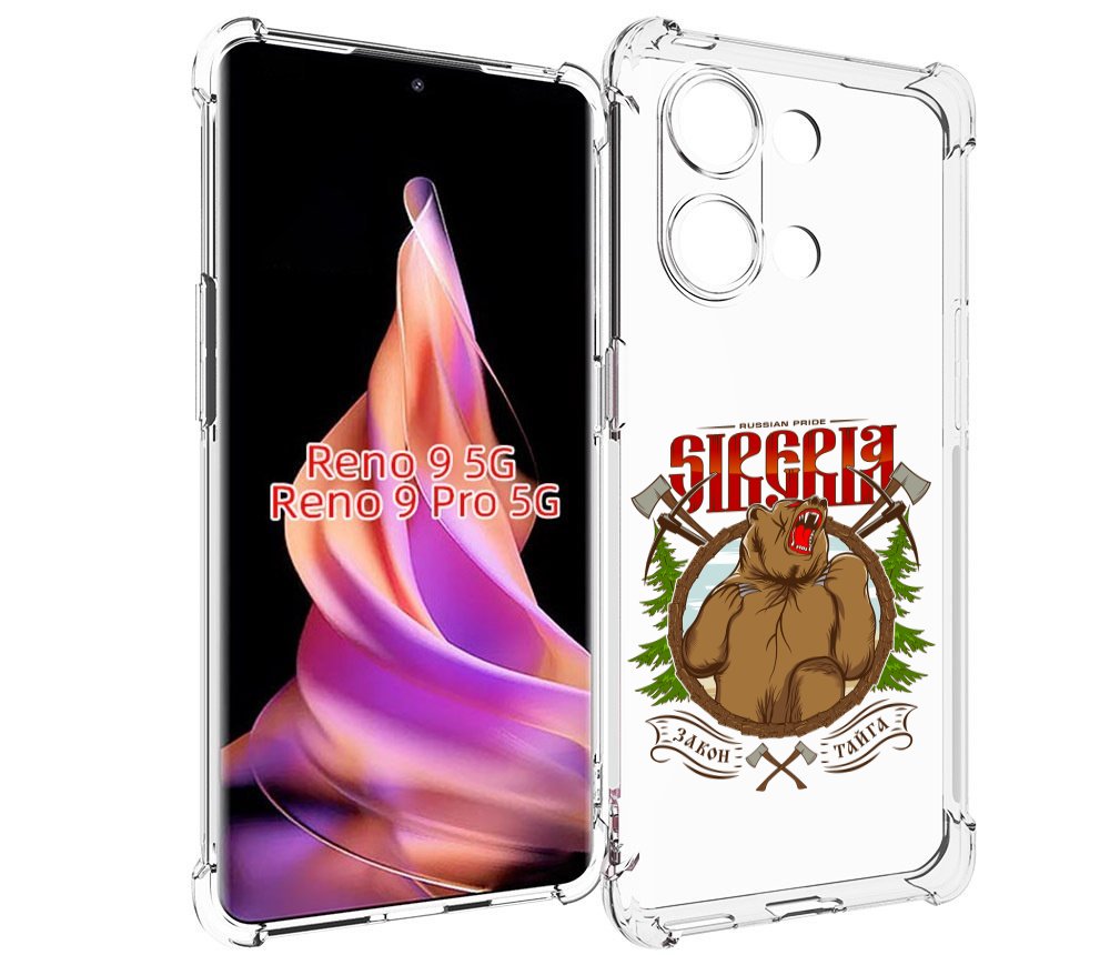 

Чехол MyPads Тайга для OPPO Reno 9 / Reno 9 Pro, Прозрачный, Tocco