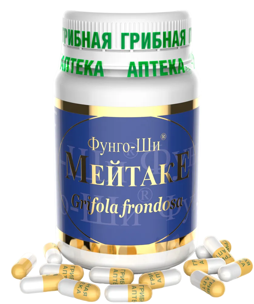 Натуральный препарат Грибная аптека МЕЙТАКЕ для уменьшения симптомов климакса, 60 кап.