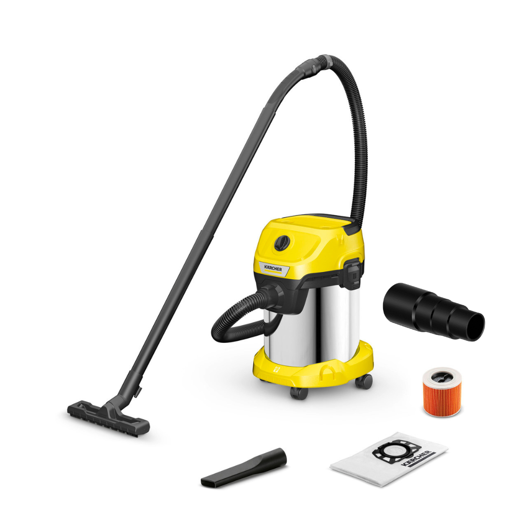 фото Пылесос karcher wd 3 s v-17/4/20 1.628-135-4 + переходник для электроинструмента 22-35мм