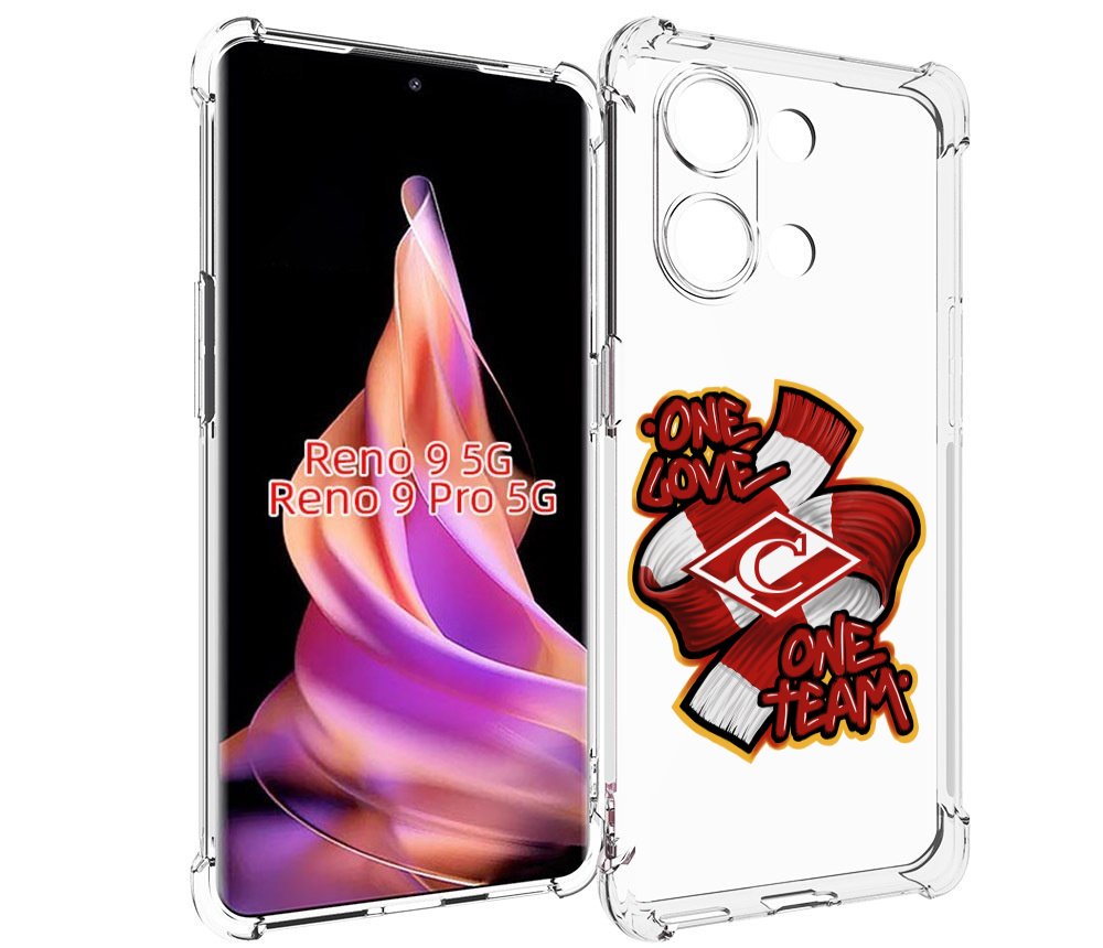 

Чехол MyPads Одна любовь-Спартак для Oppo Reno 9 / Reno 9 Pro, Прозрачный, Tocco