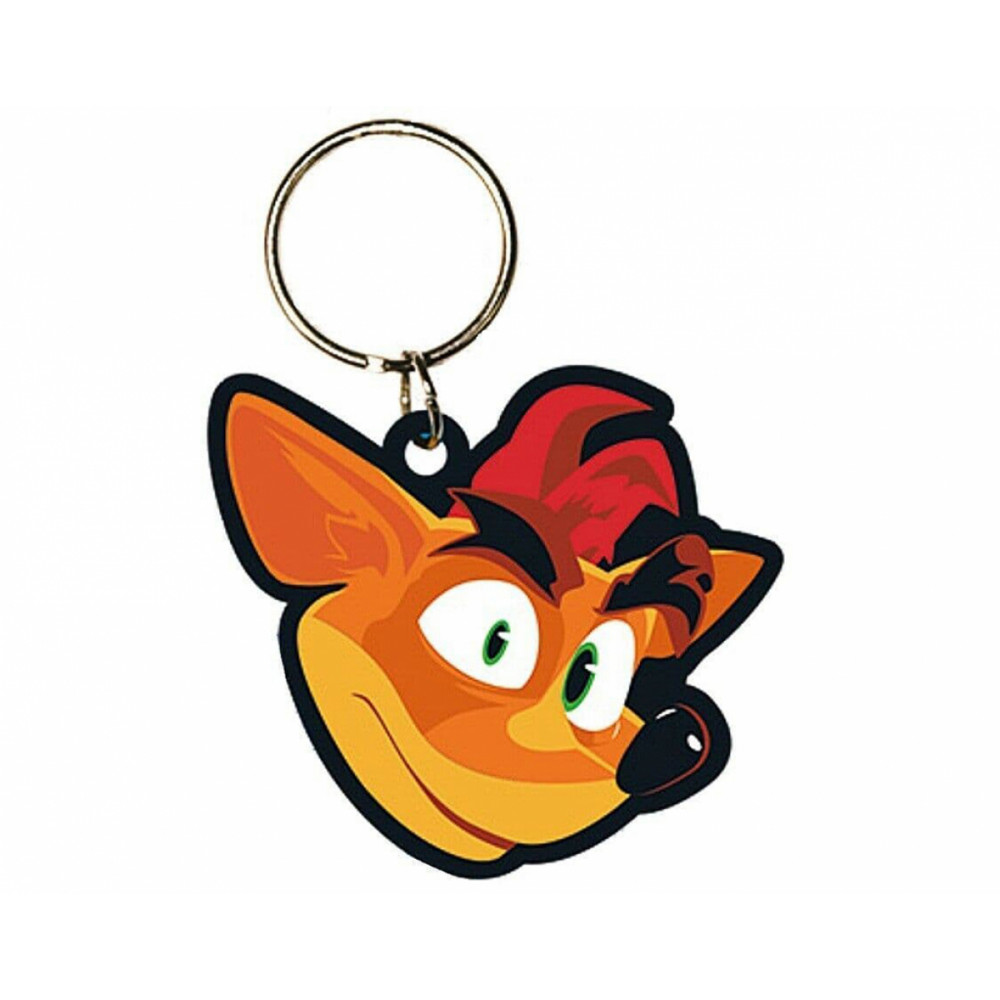 

Брелок Pyramid Rubber Keychain Crash Bandicoot 4: Crash Face