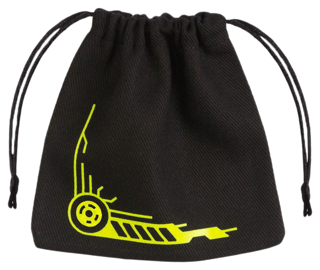 

Мешочек для кубиков Q-Workshop Galactic Black & yellow Dice Bag BGAL45