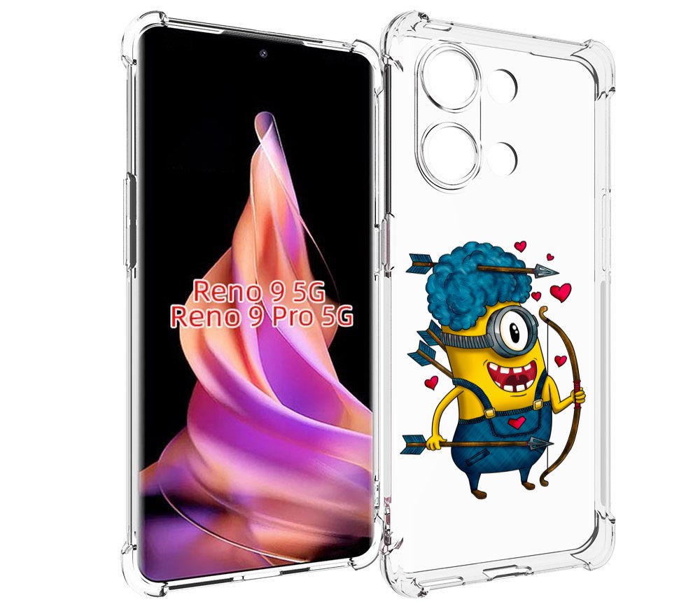 

Чехол MyPads Миньон купидон для Oppo Reno 9/Reno 9 Pro, Прозрачный, Tocco