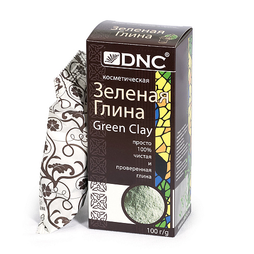 DNC Глина косметическая Зеленая 100 г 2шт