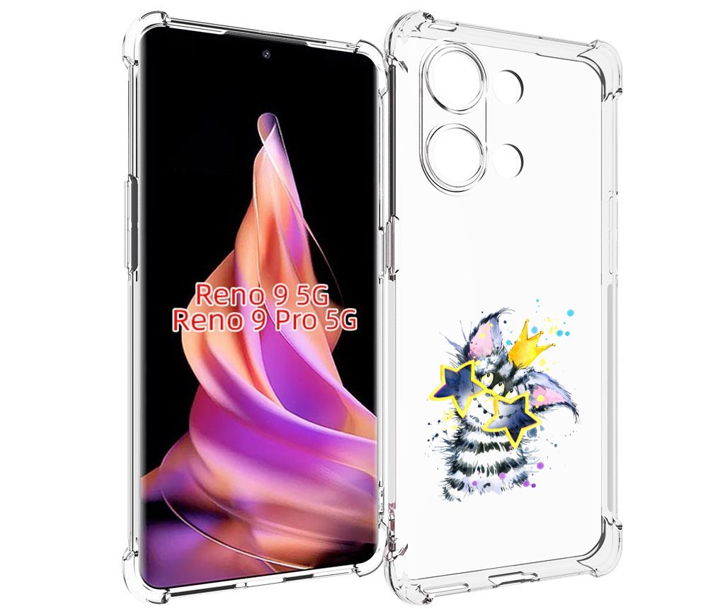 

Чехол MyPads Мартовский Нуся для Oppo Reno 9/Reno 9 Pro, Прозрачный, Tocco