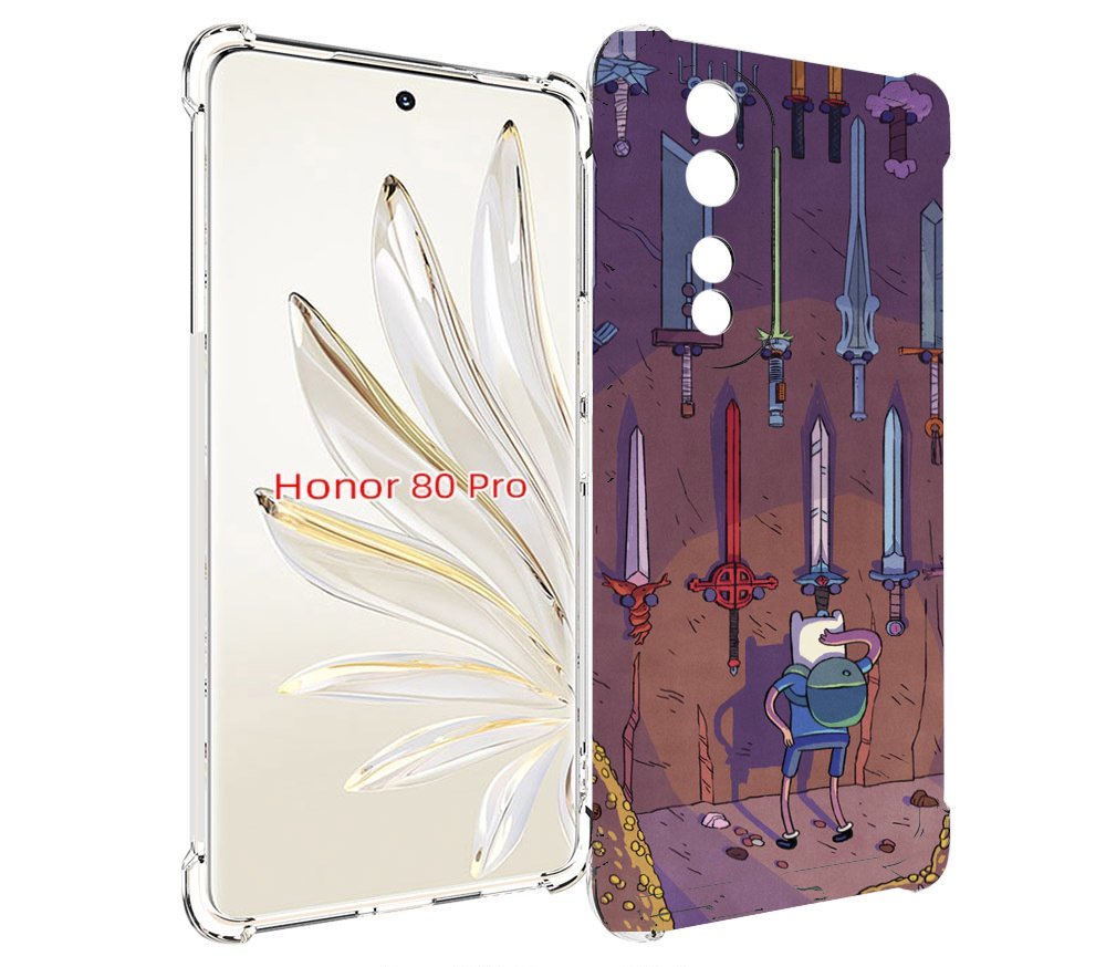 

Чехол MyPads фин ищет меч для Honor 80 Pro, Прозрачный, Tocco