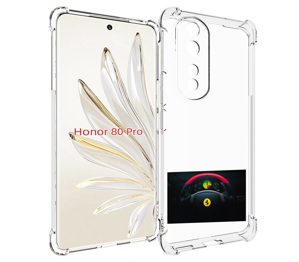 

Чехол MyPads феррари ferrari 2 для Honor 80 Pro, Прозрачный, Tocco