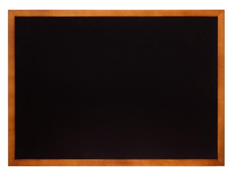 фото Доска attache меловая немагнитная 30x42 см черная грифельная 1043381