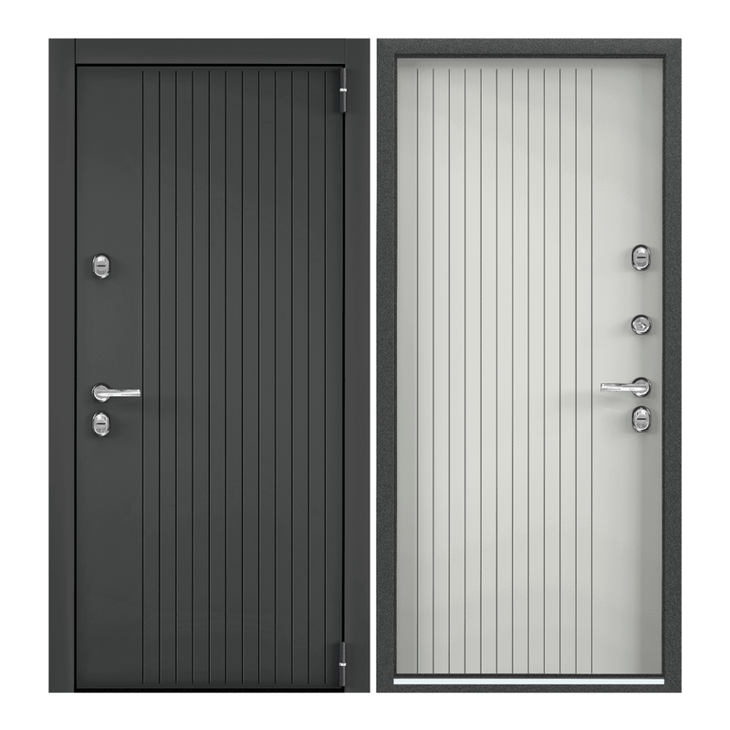 Дверь входная Torex для дома металлическая Village advanced 950х2050, правый, серый