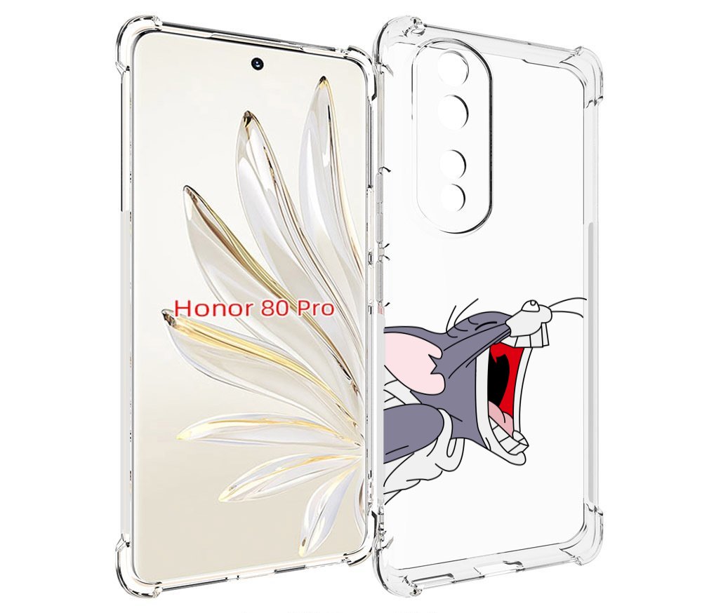 

Чехол MyPads том-голодный для Honor 80 Pro, Прозрачный, Tocco