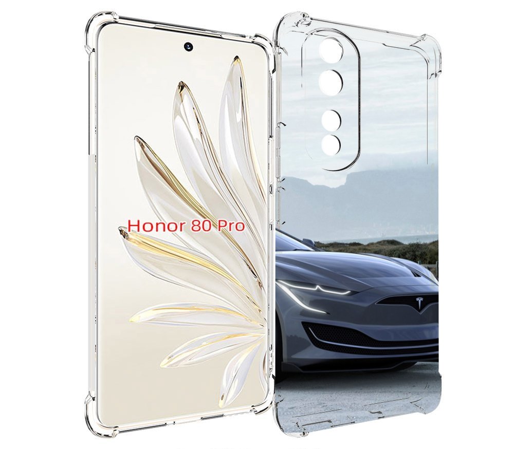 

Чехол MyPads тесла tesla 2 мужской для Honor 80 Pro, Прозрачный, Tocco
