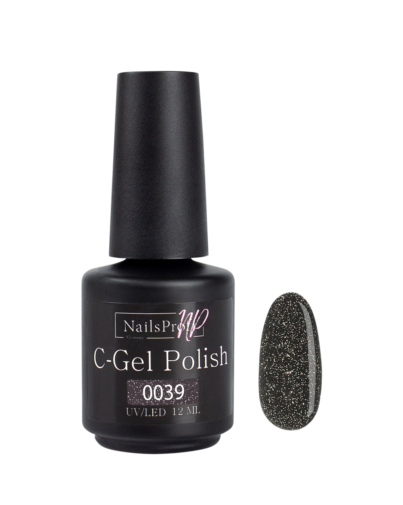 фото Гель лак nailsprofi для ногтей, маникюра, педикюра /c-gel polish-s 0039 - 12 мл